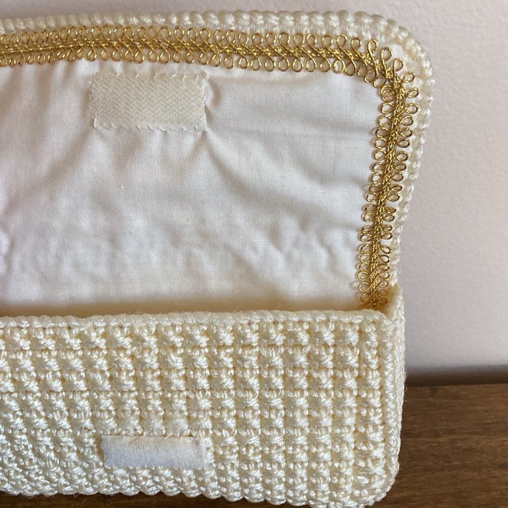 Vintage clutch handbag 1980s - Picture 7 of 11
